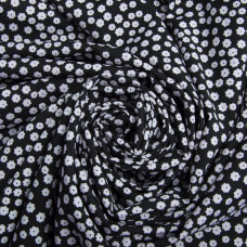 Тканина плательна Super Soft дрібноцвіт black