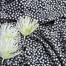Тканина плательна Super Soft дрібноцвіт black