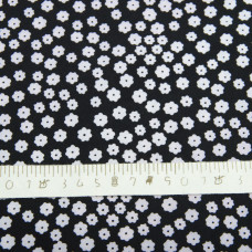 Тканина плательна Super Soft дрібноцвіт black