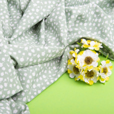 Тканина плательна Super Soft дрібноцвіт полин