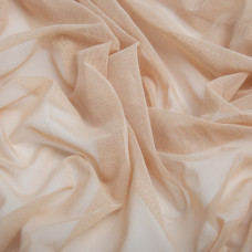 Тканина сітка стрейч беж