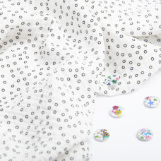 Тканина плательна бавовна Муслін двошаровий кухоль