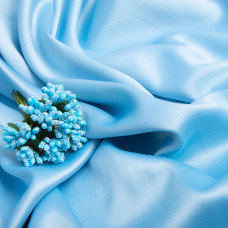 Тканина тафта стрейч Double блакитна