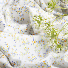 Ткань поплин хлопок спориш білий