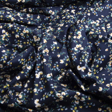 Тканина поплін бавовна — спориш т/синій