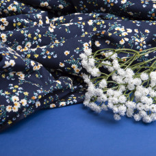 Тканина поплін бавовна — спориш т/синій