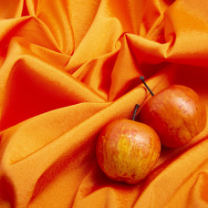 Тканина тафта стрейч однотонна помаранчева