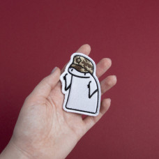 Шеврон на липучці Флорк солдат ЗСУ 5,5х8 см вишитий патч нашивка