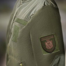 Шеврон на липучці Патруль Херсона хакі 7х9 см вишитий патч нашивка Херсон