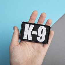 Набір шевронів 3 шт на липучці Поліція Police K-9 вишитий патч нашивка шеврони для собак кинолог