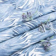 Тканина декоративна Папороть з водовідштовхувальним просоченням V-9 денім