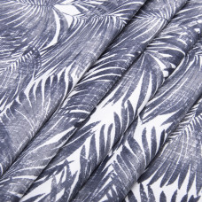 Тканина декоративна Папороть з водовідштовхувальним просоченням V-1 чорна