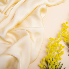 Тканина шифон-шовк Armani пісок