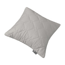 Подушка декоративная 45х45 см CUBE IDEIA антиаллергенная стеганная серая