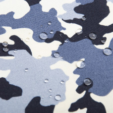Тканина декоративна бавовняна Прем'єр Камуфляж V-33 денім