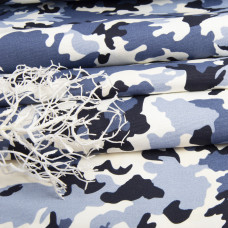 Тканина декоративна бавовняна Прем'єр Камуфляж V-33 денім