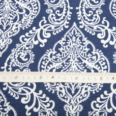 Тканина декоративна Стамбул з водовідштовхувальним просоченням V-006 темно синя