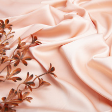 Тканина шовк сатин Armani персик