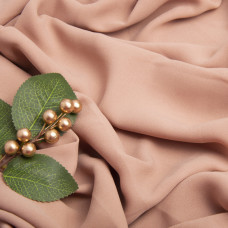 Тканина шифон креп однотонний т/беж