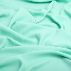 Тканина шифон креп однотонний бірюза