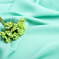 Тканина шифон креп однотонний бірюза