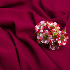 Тканина шифон креп однотонний гранат