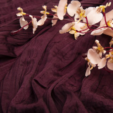 Тканина плательна шовк креш Джура 108 г/м2 бордо