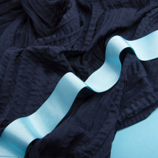 Тканина плательна шовк креш Джура 108 гр/м2 т/синій