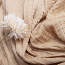 Тканина плательна шовк креш Джура 108 г/м2 беж
