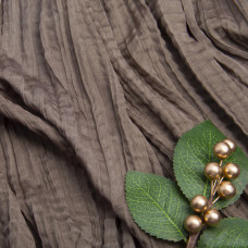 Тканина плательна шовк креш Джура 108 г/м2 хакі