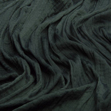 Тканина плательна шовк креш Джура 108 г/м2 т/зелена