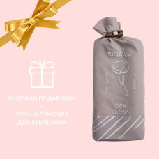 Наволочка 50х70 см IDEIA, бязь, бавовна, натуральна тканина, колір пудра, в упаковці