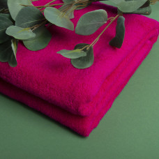 Махровий рушник "Наталі" 70х140 см, малиновий, щільність 360 г/м², натуральна бавовна