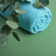 Махровий рушник "Наталі" 70х140 см, м’ятний, щільність 360 г/м², натуральна бавовна