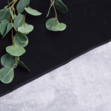 Махровий рушник "Ідеал" 70х140 см, чорний, щільність 450 г/м², натуральна бавовна