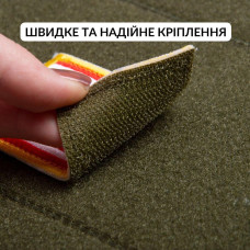 Патч Борд тактичний 40х60 см для шевронів нашивок та нагород складна панель-стенд з липучкою для колекціонерів та військових