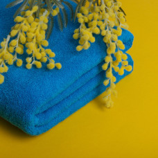 Рушник махровий 50х90 см Наталі щіл 360 грм/м2 бірюза для рук та обличчя бавовняне натуральне, бавовна