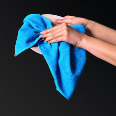 Рушник махровий 50х90 см Наталі щіл 360 грм/м2 бірюза для рук та обличчя бавовняне натуральне, бавовна