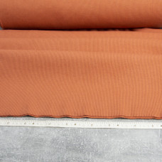 Тканина Кашкорсе IDEIA трикотажне полотно, 40 см, 300 г/м2, бавовна, рубчик, для манжетів, горловин, низ світшотів, кориця