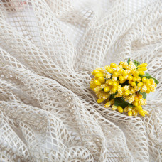 Тканина сітка Сільвер крем