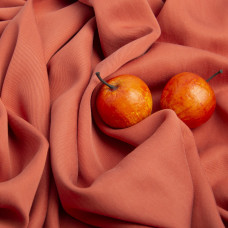 Тканина плательна штапель твіл т/корал