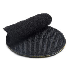 Шеврон на липучці Укрзалізниця круглий чорний 7 см вишитий патч нашивка Українська залізниця