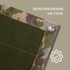 Патч Борд тактичний 40х60 см для шевронів нашивок і нагород складна панель-стенд з липучкою для колекціонерів і військових