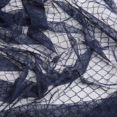 Тканина сітка стрейч V-4/4 ромб т/синя