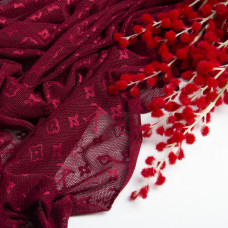 Тканина Сітка LV стрейч вишня