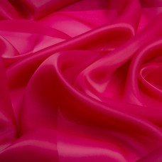 Тканина органза шовк 145 см 55 г/м2 для карнавальних, вечірніх костюмів, плаття, для декору бордо