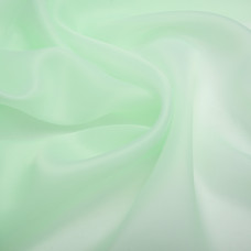 Тканина органза шелк однотонна м'ята
