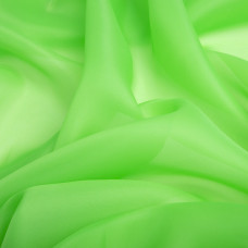 Тканина органза шовк однотонна салат