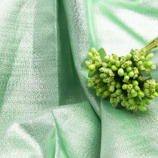 Тканина парча Діско зелене яблуко