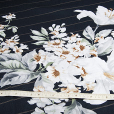 Тканина сатин для постільної білизни бавовна 2,4 м 25917 v-111 Лакі чорний